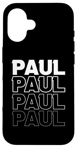 Paul Hülle für iPhone 16 von Vorname Paul