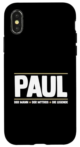 Paul Hülle für iPhone X/XS von Vorname Paul