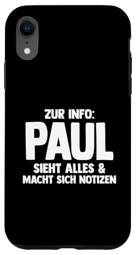 Paul Hülle für iPhone XR Paul Hülle für iPhone XR von Vorname Paul