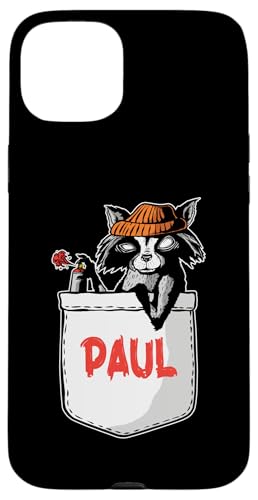 Waschbär Paul Hülle für iPhone 15 Plus von Vorname Paul
