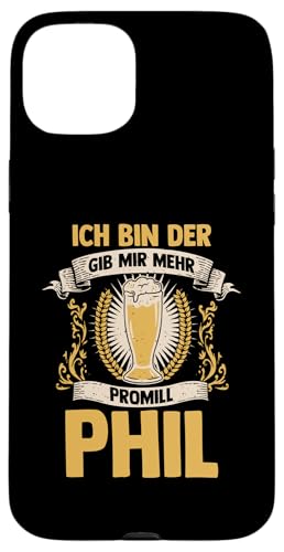 Bier Bierliebhaber Saufen Feiern Phil Hülle für iPhone 15 Plus Bier Bierliebhaber Saufen Feiern Phil Hülle für iPhone 15 Plus von Vorname Phil