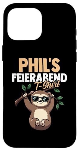 Faultier Phil Hülle für iPhone 16 Pro Max Faultier Phil Hülle für iPhone 16 Pro Max von Vorname Phil