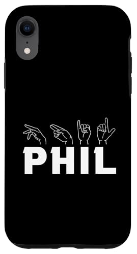 Gebärdensprache Phil Hülle für iPhone XR von Vorname Phil