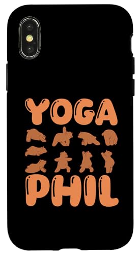 Katze Yoga Phil Hülle für iPhone X/XS Katze Yoga Phil Hülle für iPhone X/XS von Vorname Phil