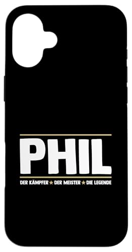 Phil Hülle für iPhone 16 Plus Phil Hülle für iPhone 16 Plus von Vorname Phil