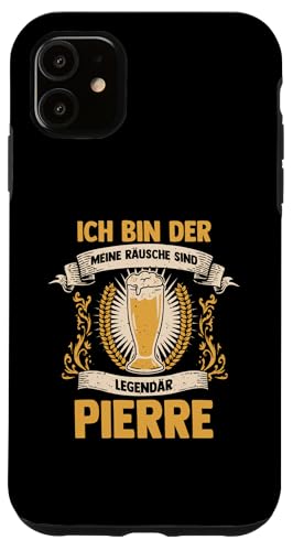 Bier Bierliebhaber Saufen Feiern Pierre Hülle für iPhone 11 Bier Bierliebhaber Saufen Feiern Pierre Hülle für iPhone 11 von Vorname Pierre