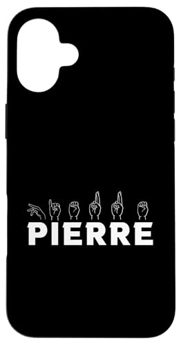 Gebärdensprache Pierre Hülle für iPhone 16 Plus Gebärdensprache Pierre Hülle für iPhone 16 Plus von Vorname Pierre
