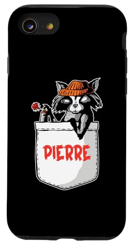 Waschbär Pierre Hülle für iPhone SE (2020) / 7 / 8 von Vorname Pierre
