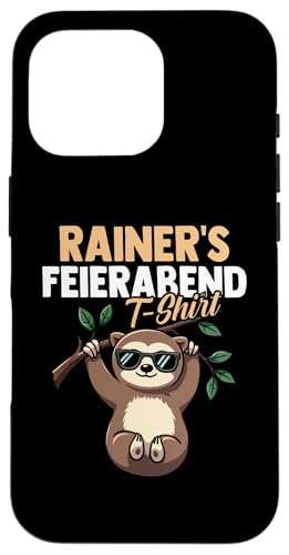 Faultier Rainer Hülle für iPhone 16 Pro Faultier Rainer Hülle für iPhone 16 Pro von Vorname Rainer
