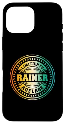 Rainer Hülle für iPhone 16 Pro Max Rainer Hülle für iPhone 16 Pro Max von Vorname Rainer