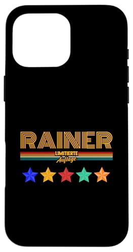 Rainer Hülle für iPhone 16 Pro Max Rainer Hülle für iPhone 16 Pro Max von Vorname Rainer