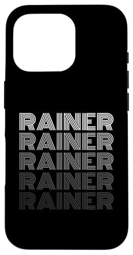 Rainer Hülle für iPhone 16 Pro Rainer Hülle für iPhone 16 Pro von Vorname Rainer