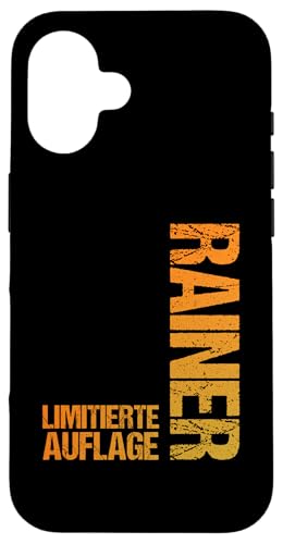 Rainer Hülle für iPhone 16 Rainer Hülle für iPhone 16 von Vorname Rainer