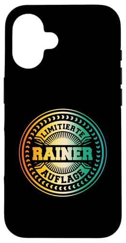 Rainer Hülle für iPhone 16 Rainer Hülle für iPhone 16 von Vorname Rainer