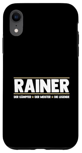 Rainer Hülle für iPhone XR Rainer Hülle für iPhone XR von Vorname Rainer