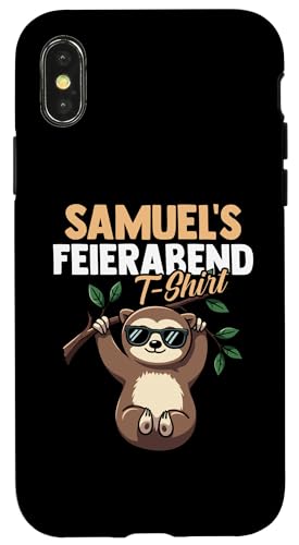 Faultier Samuel Hülle für iPhone X/XS Faultier Samuel Hülle für iPhone X/XS von Vorname Samuel