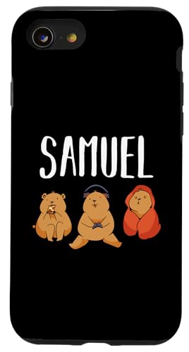 Gamer Zocker Zocken Gaming Samuel Hülle für iPhone SE (2020) / 7 / 8 von Vorname Samuel