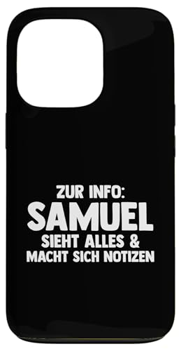 Samuel Hülle für iPhone 13 Pro Samuel Hülle für iPhone 13 Pro von Vorname Samuel