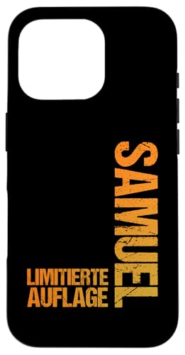 Samuel Hülle für iPhone 16 Pro Samuel Hülle für iPhone 16 Pro von Vorname Samuel