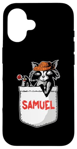 Waschbär Samuel Hülle für iPhone 16 Waschbär Samuel Hülle für iPhone 16 von Vorname Samuel