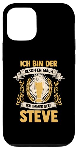 Bier Bierliebhaber Saufen Feiern Steve Hülle für iPhone 12/12 Pro Bier Bierliebhaber Saufen Feiern Steve Hülle für iPhone 12/12 Pro von Vorname Steve