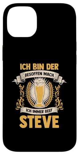 Bier Bierliebhaber Saufen Feiern Steve Hülle für iPhone 14 Plus Bier Bierliebhaber Saufen Feiern Steve Hülle für iPhone 14 Plus von Vorname Steve