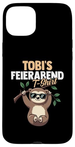 Faultier Tobias Hülle für iPhone 15 Plus von Vorname Tobias Tobi