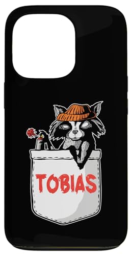 Waschbär Tobias Hülle für iPhone 13 Pro von Vorname Tobias Tobi
