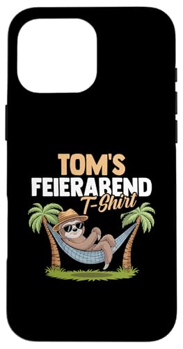 Faultier Tom Hülle für iPhone 16 Pro Max von Vorname Tom
