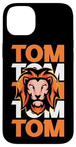 Löwe Tom Hülle für iPhone 14 Plus von Vorname Tom