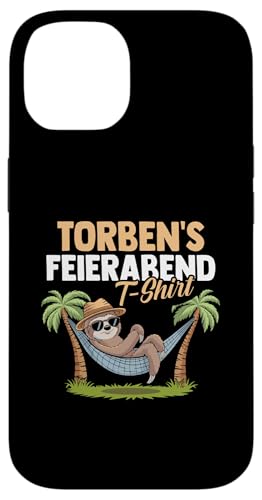 Faultier Torben Hülle für iPhone 14 von Vorname Torben