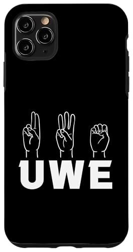 Gebärdensprache Uwe Hülle für iPhone 11 Pro Max von Vorname Uwe