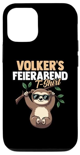 Faultier Volker Hülle für iPhone 12/12 Pro von Vorname Volker