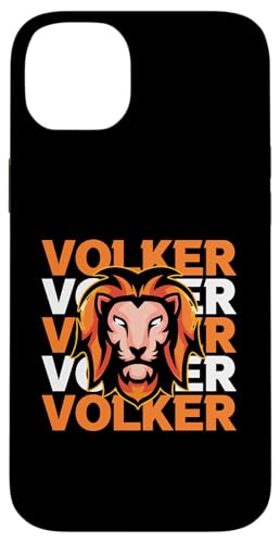 Löwe Volker Hülle für iPhone 14 Plus von Vorname Volker