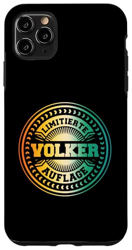 Volker Hülle für iPhone 11 Pro Max von Vorname Volker