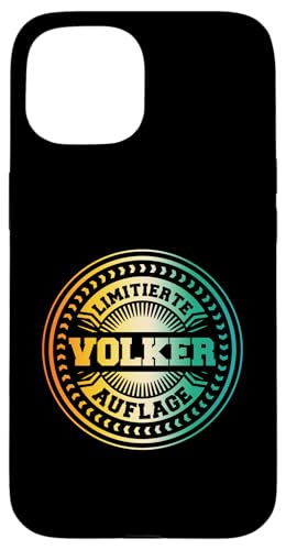 Volker Hülle für iPhone 15 von Vorname Volker