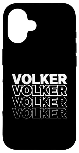 Volker Hülle für iPhone 16 von Vorname Volker