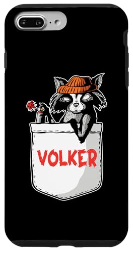 Waschbär Volker Hülle für iPhone 7 Plus/8 Plus von Vorname Volker