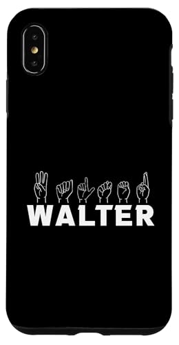 Gebärdensprache Walter Hülle für iPhone XS Max von Vorname Walter