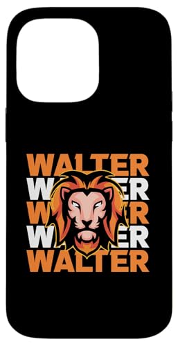 Löwe Walter Hülle für iPhone 14 Pro Max von Vorname Walter