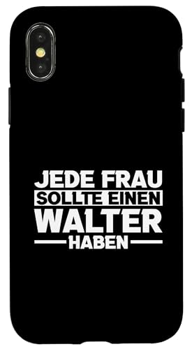 Walter Hülle für iPhone X/XS von Vorname Walter