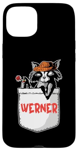 Waschbär Werner Hülle für iPhone 15 Plus von Vorname Werner