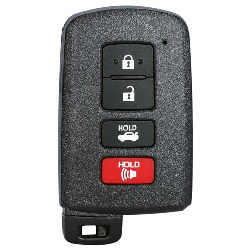 VORNEC Keyless Entry Smart Prox Fernbedienung Schlüsselanhänger Ersatz für Toyota Avalon Camry Corolla 2013–2018 4 Tasten (281451–0020 G Board FCC ID: HYQ14FBA PN: 89904-06140) von Vornec