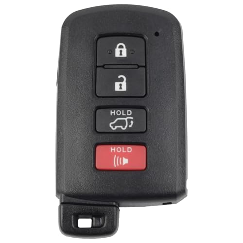 Vornec Autoschlüssel Ersatz für Toyota Highlander (2014-2019) - Smart Remote mit FCC ID HYQ14FBA - OEM P/Ns 89904-0E121, 89904-0E120 - Ungeschnittener Notfallschlüssel enthalten von Vornec