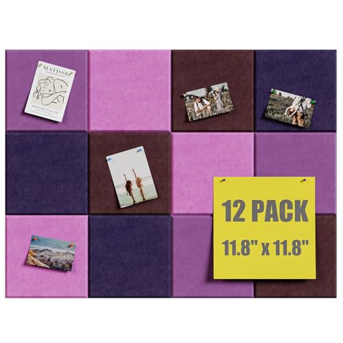 Vorshape 12 Stück große Korktafel, quadratische Filz-Wandfliesen, 122 x 91,4 cm, dekorative Pinnwand, Wand-Organizer für Zuhause, Büro, Schule, Rosa, sortiert Vorshape 12 Stück große Korktafel, quadratische Filz-Wandfliesen, 122 x 91,4 cm, dekorative Pinnwand, Wand-Organizer für Zuhause, Büro, Schule, Rosa, sortiert von Vorshape