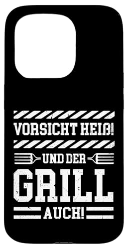 Vorsicht Heiß Und Der Grill Auch Grillparty Grillliebhaber Hülle für iPhone 15 Pro Vorsicht Heiß Und Der Grill Auch Grillparty Grillliebhaber Hülle für iPhone 15 Pro von Vorsicht Heiß Und Der Grill Auch BBQ Spruch Hobby