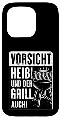 Vorsicht Heiß Und Der Grill Auch Grillparty Grillliebhaber Hülle für iPhone 15 Pro Vorsicht Heiß Und Der Grill Auch Grillparty Grillliebhaber Hülle für iPhone 15 Pro von Vorsicht Heiß Und Der Grill Auch BBQ Spruch Hobby