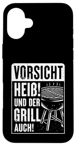 Vorsicht Heiß Und Der Grill Auch Grillparty Grillliebhaber Hülle für iPhone 16 Plus Vorsicht Heiß Und Der Grill Auch Grillparty Grillliebhaber Hülle für iPhone 16 Plus von Vorsicht Heiß Und Der Grill Auch BBQ Spruch Hobby