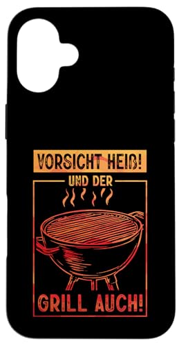 Vorsicht Heiß Und Der Grill Auch Grillparty Grillliebhaber Hülle für iPhone 16 Plus Vorsicht Heiß Und Der Grill Auch Grillparty Grillliebhaber Hülle für iPhone 16 Plus von Vorsicht Heiß Und Der Grill Auch BBQ Spruch Hobby
