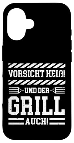 Vorsicht Heiß Und Der Grill Auch Grillparty Grillliebhaber Hülle für iPhone 16 Vorsicht Heiß Und Der Grill Auch Grillparty Grillliebhaber Hülle für iPhone 16 von Vorsicht Heiß Und Der Grill Auch BBQ Spruch Hobby